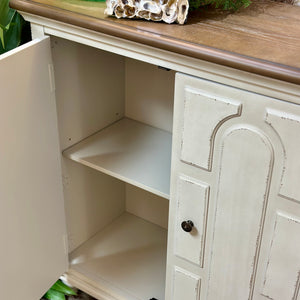 Two-Toned Accent Cabinet