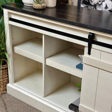 Load image into Gallery viewer, Two Tone Sliding Door Cabinet
