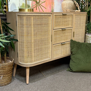 Natural Cane Cabinet