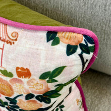 Load image into Gallery viewer, Pink Chinoiserie Down Lumbar
