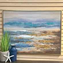 Load image into Gallery viewer, Blue/Gold Abstract
