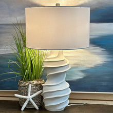Load image into Gallery viewer, White Ceramic Spiral Lamp
