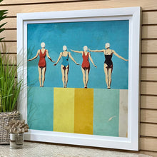 Load image into Gallery viewer, Pool Ladies Giclee Art
