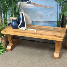 Load image into Gallery viewer, Industrial Wood Coffee Table
