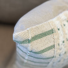 Load image into Gallery viewer, Green Striped Pillow

