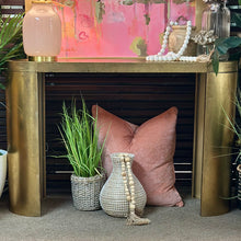 Load image into Gallery viewer, Oval Brass Console
