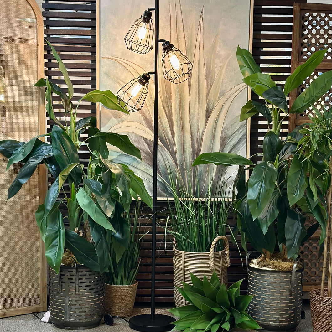 Black Metal Floor Lamp
