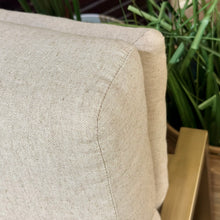 Load image into Gallery viewer, 'Bënkel' Brass Accent Chair
