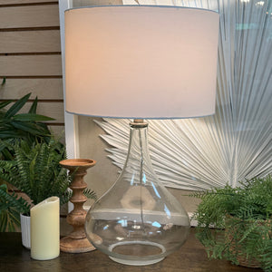 Clear Glass Lamp