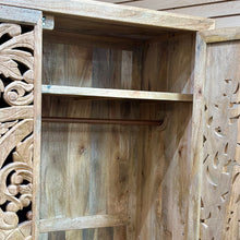 Load image into Gallery viewer, Carved Mango Wood Armoire

