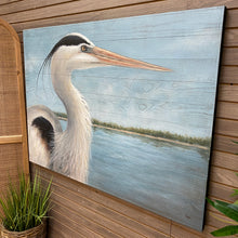 Load image into Gallery viewer, Heron On Wood
