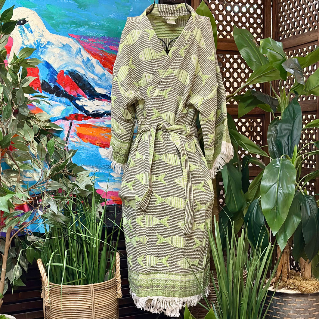 Green Fish Kimono