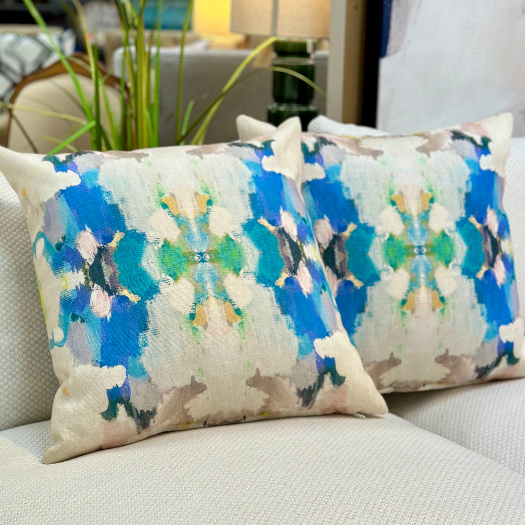 Laura Park 'French Blue' Pillow