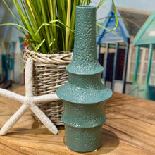 Load image into Gallery viewer, Teal Circles Vase
