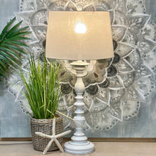 Load image into Gallery viewer, Resin White Lamp

