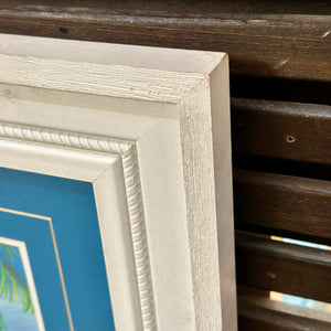 Vibrant Beach Art Framed