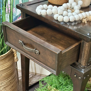 1DRW Nailhead Side Table