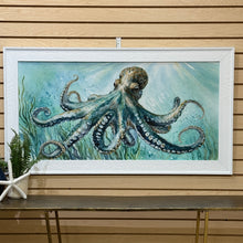 Load image into Gallery viewer, Aqua Octopus Giclee Art
