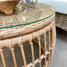 Load image into Gallery viewer, Petite Resin Wicker Cocktail Table
