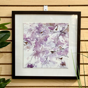 Framed Lavender Flower Art I