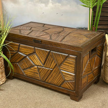 Load image into Gallery viewer, Wooden Geometric Chest
