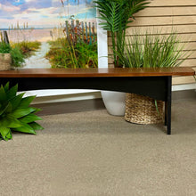 Load image into Gallery viewer, Two Tone Wooden Bench
