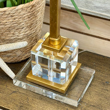 Load image into Gallery viewer, Gold &amp; Lucite Designer Lamp
