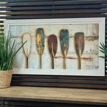 Load image into Gallery viewer, Distressed Oars Giclee Art
