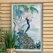 Load image into Gallery viewer, Teal Peacock I Giclee Art

