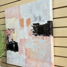 Load image into Gallery viewer, Pink/Black Abstract Canvas
