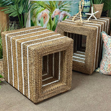 Load image into Gallery viewer, Woven Stripe Side Table
