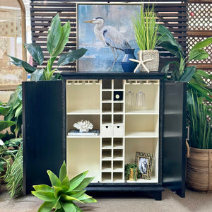 Crate & Barrel Wine Cabinet