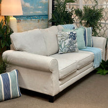 Load image into Gallery viewer, Ivory Rolled Arm Sofa

