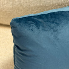 Load image into Gallery viewer, Navy Velvet Designer Lumbar
