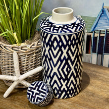 Load image into Gallery viewer, SM Blue Jar W/Lid

