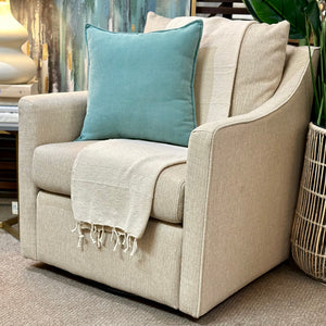 Warm Beige Swivel Chair