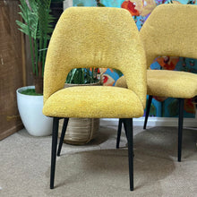 Load image into Gallery viewer, Modern Mustard Dining Chair
