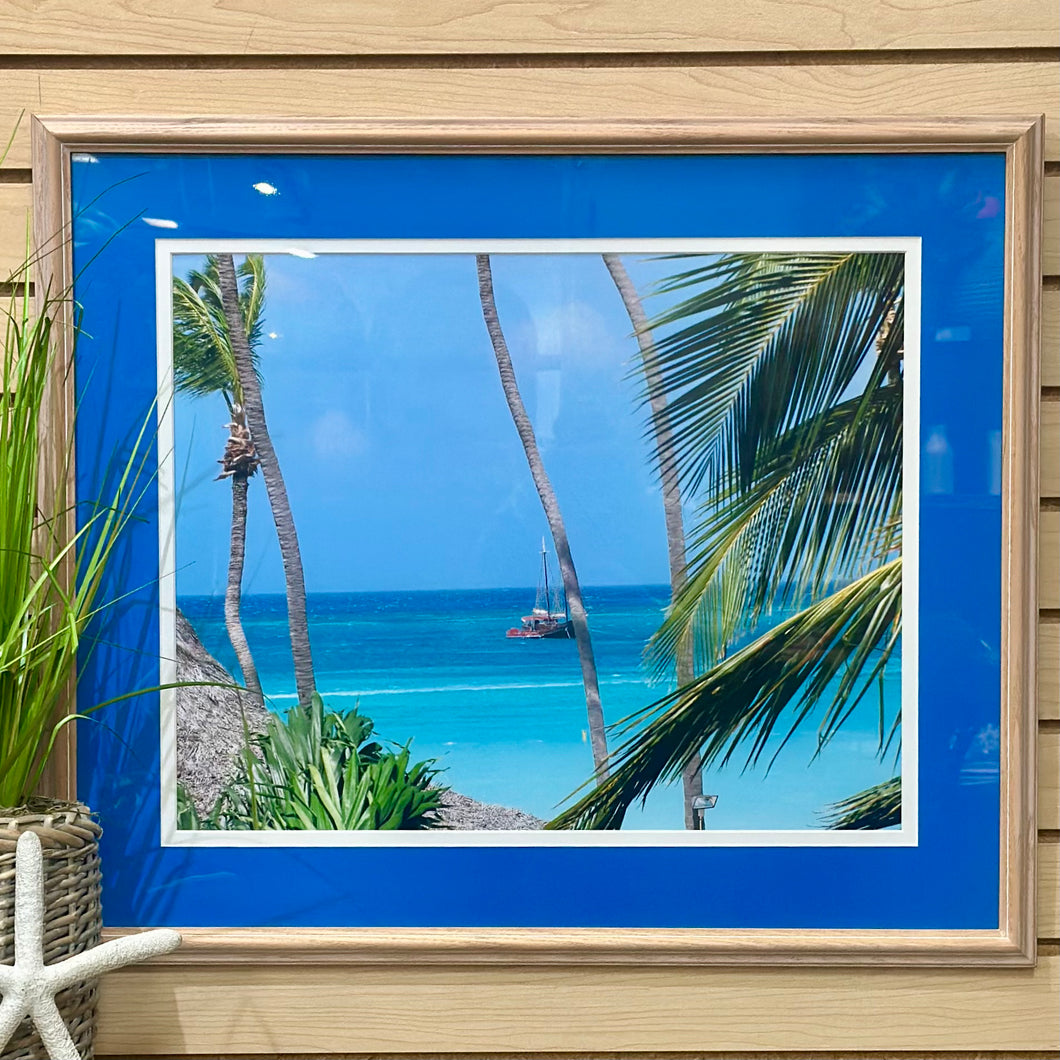 Island Sailing Framed Art