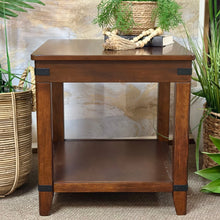 Load image into Gallery viewer, Square Wood End Table
