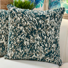Load image into Gallery viewer, Teal Abstract Pillow
