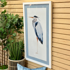 Blue Framed Heron II