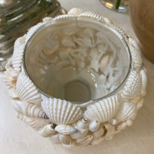 Load image into Gallery viewer, White Shell Candle Holder
