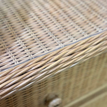 Load image into Gallery viewer, Natural Wicker Dresser W/Mirror
