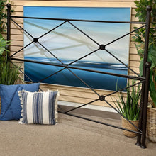 Load image into Gallery viewer, King Black Metal Bed
