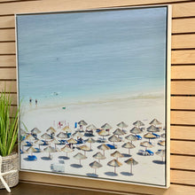 Load image into Gallery viewer, Umbrellas On Beach Art
