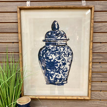 Load image into Gallery viewer, Blue Ginger Jar Art II
