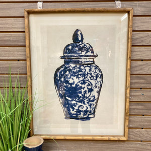 Blue Ginger Jar Art II