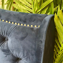 Load image into Gallery viewer, Navy King Tufted Bed
