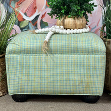 Load image into Gallery viewer, SM Blue/Green Ottoman
