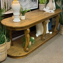 Load image into Gallery viewer, LG Oval Wood Console
